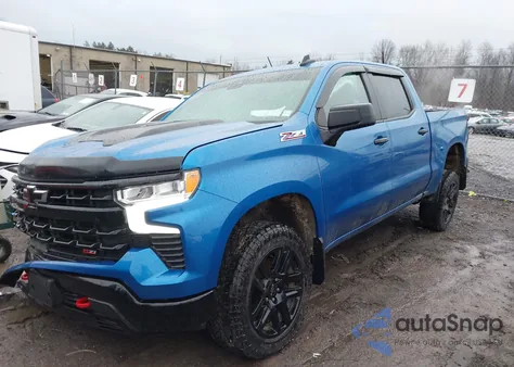 2022 Chevrolet Silverado 1500 4Wd Short Bed Lt Trail Boss из США, поврежденный, VIN 3GCUDFED6NG573766